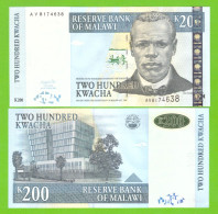 MALAWI 200 KWACHA 2003 P-47b UNC - Malawi