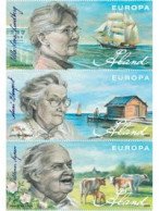 Aland Islands Åland Finland 2009 Writers Strip Of 3 Stamps Mint - Agriculture