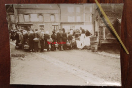 Photo 1890's Marché Halles Bretagne France Tirage Albuminé Albumen Print Vintage - Ancianas (antes De 1900)