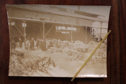 Photo 1890's Marché Halles France Tirage Albuminé Albumen Print Vintage - Anciennes (Av. 1900)