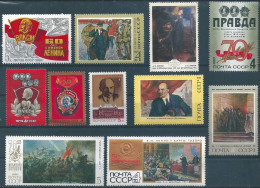 C4569 Russia USSR Lenin Museum History Revolution Youth Decoration 11 Stamps MNH - Lenin