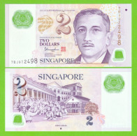 SINGAPORE 2 DOLLARS 2021 P-46n UNC - Singapur