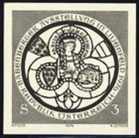 AUSTRIA (1976) Duke Heinrich II. Black Print. Scott No 1036, Yvert No 1342. Babenberg Exhibition, Lilienfeld. - Proeven & Herdruk
