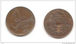 LATVIA 1 SANTIMI  COIN  1935 Y - Letonia