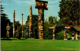 Canada Victoria Thunderbird Park Indian Totem Poles - Victoria