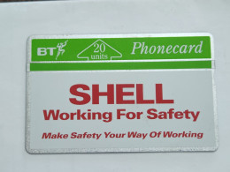 United Kingdom-(BTP059)-SHELL-working For Safety-(75)(20units)-(152F13741)(tirage-5.500)(price Cataloge-4.00£-mint) - BT Edición Privada