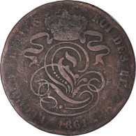 Monnaie, Belgique, 2 Centimes, 1861 - 2 Cents