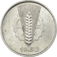 Monnaie, GERMAN-DEMOCRATIC REPUBLIC, 5 Pfennig, 1950, Berlin, TTB, Aluminium - 5 Pfennig