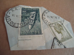 GREECE   POSTMARK ON STAMPS  ΧΑΝΙΑ - Marcophilie - EMA (Empreintes Machines)