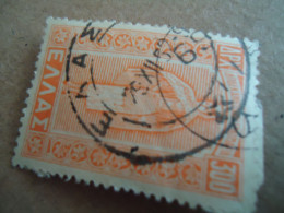 GREECE   POSTMARK ON STAMPS  ΕΛΑΣΩΝΑ 1952 - Affrancature Meccaniche Rosse (EMA)