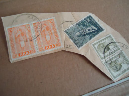 GREECE   POSTMARK ON STAMPS  ΚΑΣΤΡΟ ΛΗΜΝΟΥ - Marcofilie - EMA (Printer)