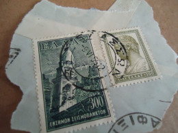 GREECE   POSTMARK ON STAMPS  ΕΛΑΣΣΩΝΑ - Affrancature Meccaniche Rosse (EMA)