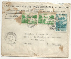 Lettre, VIET-NAM, SAIGON, 1965, Société Des études Indochinoise - Vietnam