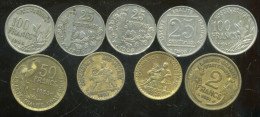 FRANCE  Lot De 9  Monnaies  ( Date Sympa )    (185 ) - Lots & Kiloware - Coins