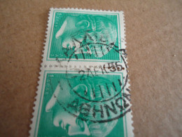 GREECE   POSTMARK ON STAMPS   ΚΑΛΛΙΘΕΑ ΑΘΗΝΩΝ 1955 - Marcophilie - EMA (Empreintes Machines)