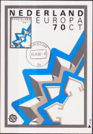 Pays Bas - Netherlands - Niederlande CM 1982 Y&T N°1190 - Michel N°MK1220 - 70c EUROPA - Maximumkarten (MC)