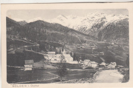 D2441) SÖLDEN I. Tirol - Sehr Alte TOP AK - 1904 - Stempel Samora Hütte - - Correspondenz Karte - Sölden