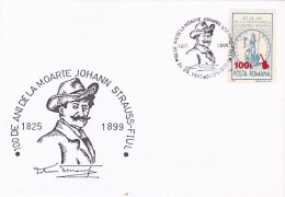 MUSIC, JOHANN STRAUSS, COMPOSER, SPECIAL COVER, 1999, ROMANIA - Musique