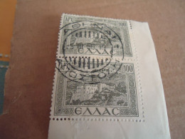 GREECE    POSTMARK ON STAMPS ΑΘΗΝΑΙ 1956 - Marcophilie - EMA (Empreintes Machines)