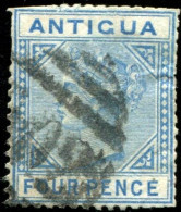 Pays :  36 (Antigua : Colonie Britannique)      Yvert Et Tellier N° :     9 (o) - 1858-1960 Colonia Britannica