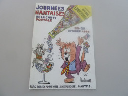 Nantes - Journées Nantaises De La Carte Postale - Editions Barberousse - Année 1988 - - Collezioni E Lotti