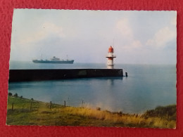 POSTAL POST CARD GERMANY ? DEUTSCHLAND ? BRUNSBÜTTELKOOG KANALAUSFAHRT UND ELBBLICK ELBE RIVER..PHARE ? LIGHTHOUSE ?.... - Brunsbüttel