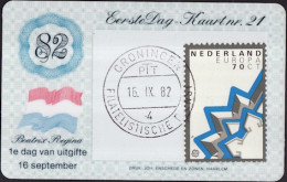 Pays Bas - Netherlands - Niederlande CPH 1982 Y&T N°1190 - Michel N°1220 - 70c EUROPA - Carte Philatélique - Cartes-Maximum (CM)