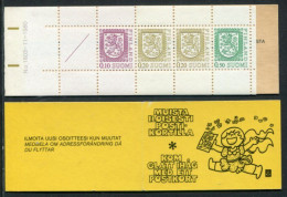 FINLAND 1980 Lion Definitive Type II 1 Mk. Complete Booklet MNH / **.  Michel MH 10 II - Cuadernillos