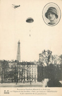 Germaine GRANVEAUD  Descente En Parachute 13 Avril 1924  Esplanade Des Invalides - Parachutting