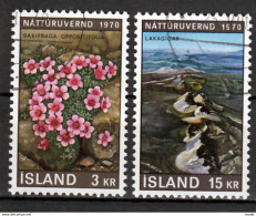 Ijsland  Mi 447,448 Europa Natuur Gestempeld - Used Stamps