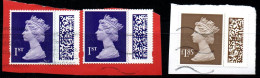 Großbritannien 2022 - Mi.Nr. 4909 + 4955 - Gestempelt Used Briefstücke - Unclassified