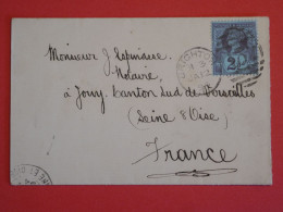 BX6 ENGLAND   BELLE LETTRE   1894 BRIGHTON  A JOUY  VERSAILLES  FRANCE+++AFF. INTERESSANT +++ + - Storia Postale