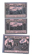 *notgeld   Austria  Niedertalheim Serie Compleet 672e Cat Val 3, 00 Euro - Autriche