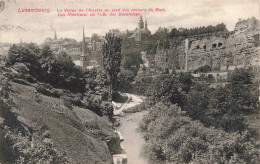 LUXEMBOURG - Luxemburg - La Vallée De L'Alzette Au Pied Des Rochers Du Bock - Carte Postale Ancienne - Luxemburg - Stadt