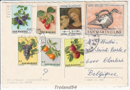 CP, 7 Timbres San Marino - Lettres & Documents