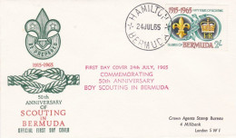 Scouting In Bermuda 50th Anniversary 1915-1965 - Used Stamps