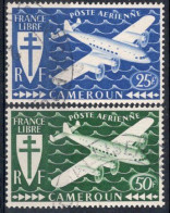 CAMEROUN  Timbres-Poste Aérienne N°16 & 17 Oblitérés TB Cote 3.50 € - Airmail
