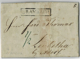 1833, " BRAMBACH " Ra 1 , Feuser € 200.-, # A7529 - Sachsen