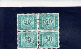 ITALIA  1955-81 - Tasse  118° (quartina) - Impuestos
