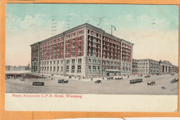 Royal Alexandra CPR Hotel Winnipeg Manitoba Canada Old Postcard - Winnipeg