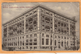 Royal Alexandra CPR Hotel Winnipeg Manitoba Canada Old Postcard - Winnipeg