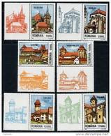 ROMANIA 2002 Fortress Churches In Transylvania  With Labels MNH / **.  Michel 5649-54 Zf - Unused Stamps