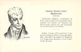 Célébrité - Klemens Wenzel Lothar METTERNICH - Politicien Autrichien - Carte Postale Ancienne - Hombres Políticos Y Militares