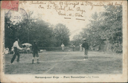 91 MORSANG SUR ORGE /  Parc Beauséjour - Le Tennis / CARTE ANIMEE - Morsang Sur Orge