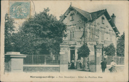 91 MORSANG SUR ORGE /  Parc Beauséjour - Hôtel Du Pavillon Bleu / CARTE ANIMEE - Morsang Sur Orge