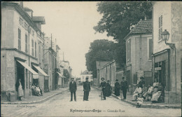 91 EPINAY SUR ORGE / Grande Rue / BELLE CARTE ANIMEE - Epinay-sur-Orge