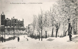 Le Mans * Sous La Neige * N°2 * Cathédrale Et Jacobins - Le Mans