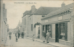 89 VILLEBLEVIN / La Grande Rue / BELLE CARTE ANIMEE - Villeblevin