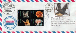 USA.Chauve-souris Tachetée,Chauve-souris Rouge,Chauve-souris Blonde,etc,sur Lettre 2023 Virginia à Andorra (Principat) - Chauve-souris