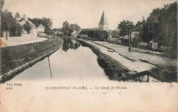 77 - CLAYE SOUILLY - S20340 - Le Canal Et L'Eglise - Claye Souilly